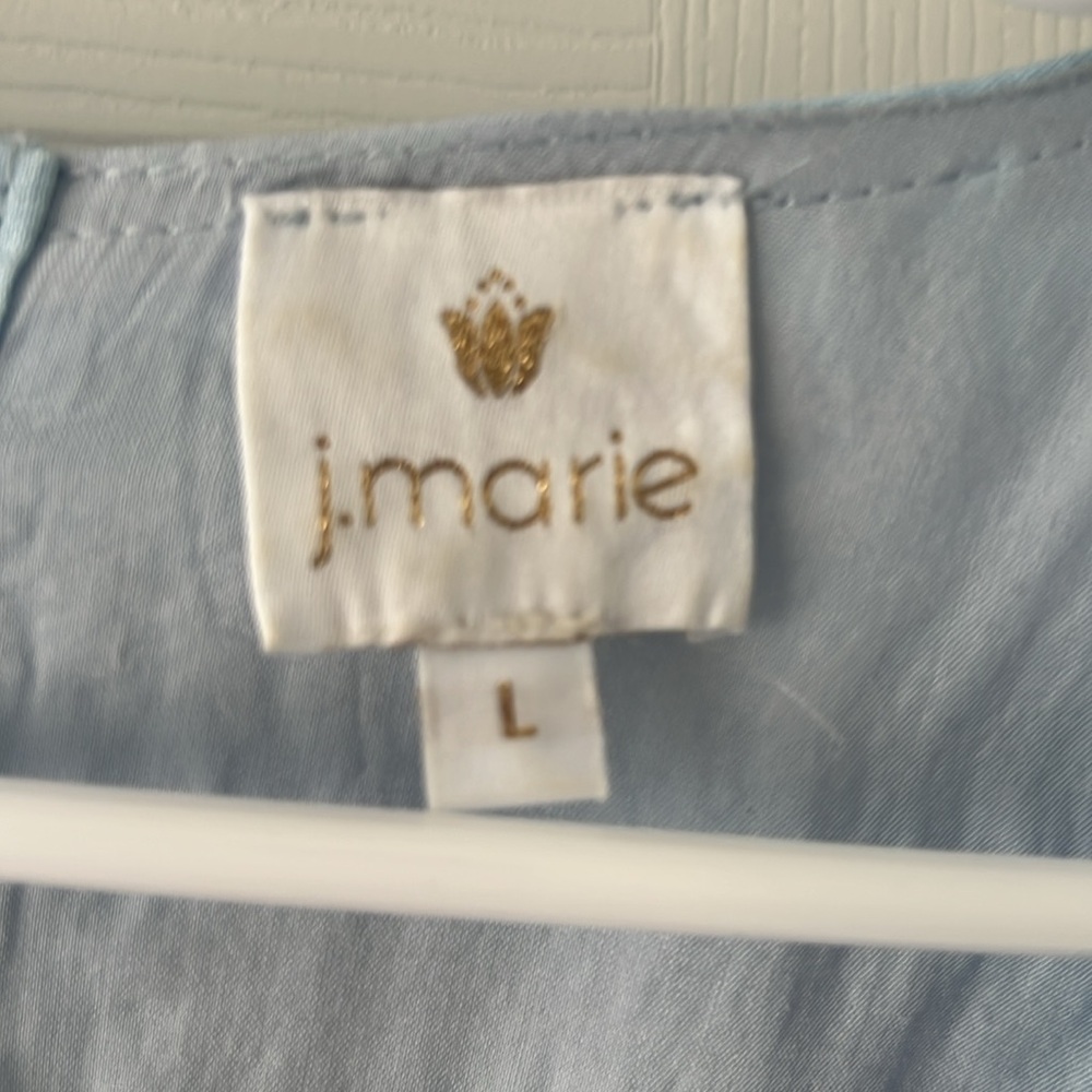 Light Blue Embroidered Tunic - Picture 2 of 4